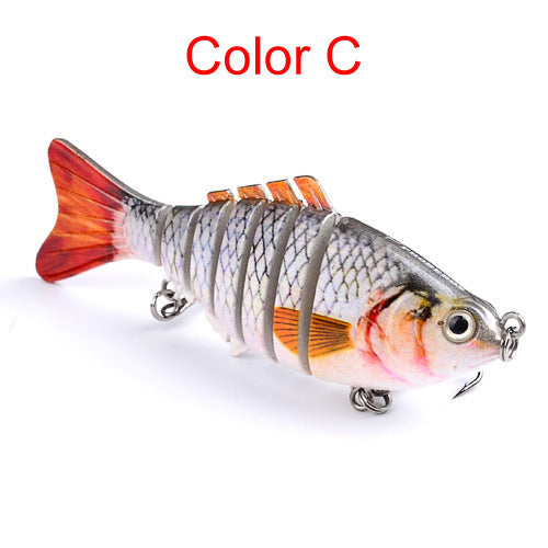 Knotty Fish Lure Hard Plastic Jointed  Glide Bait Fishing Lure Length 100mm/3.93 inches Weight 15.5 g/.54oz