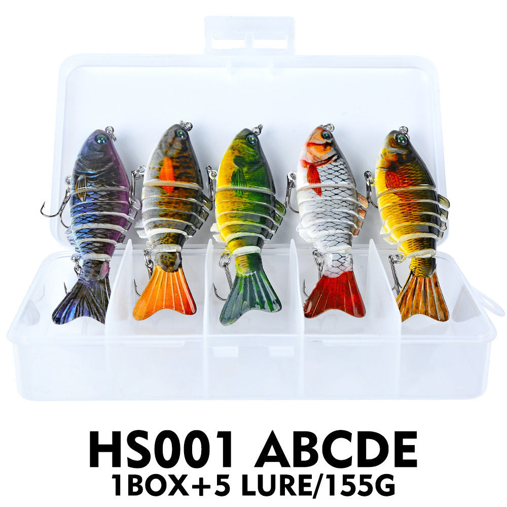 Knotty Fish Lure Hard Plastic Jointed  Glide Bait Fishing Lure Length 100mm/3.93 inches Weight 15.5 g/.54oz