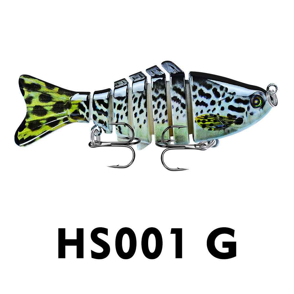 Knotty Fish Lure Hard Plastic Jointed  Glide Bait Fishing Lure Length 100mm/3.93 inches Weight 15.5 g/.54oz
