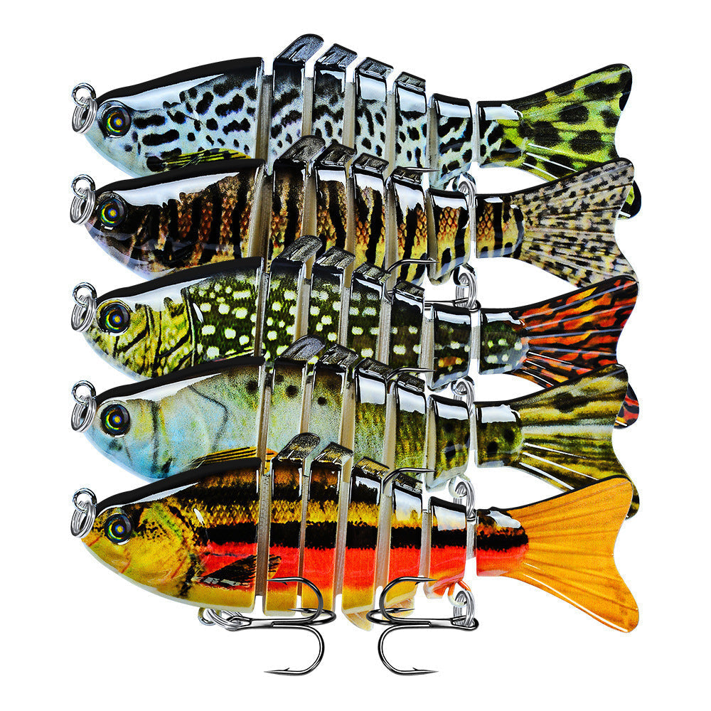 Knotty Fish Lure Hard Plastic Jointed  Glide Bait Fishing Lure Length 100mm/3.93 inches Weight 15.5 g/.54oz