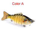 Knotty Fish Lure Hard Plastic Jointed  Glide Bait Fishing Lure Length 100mm/3.93 inches Weight 15.5 g/.54oz