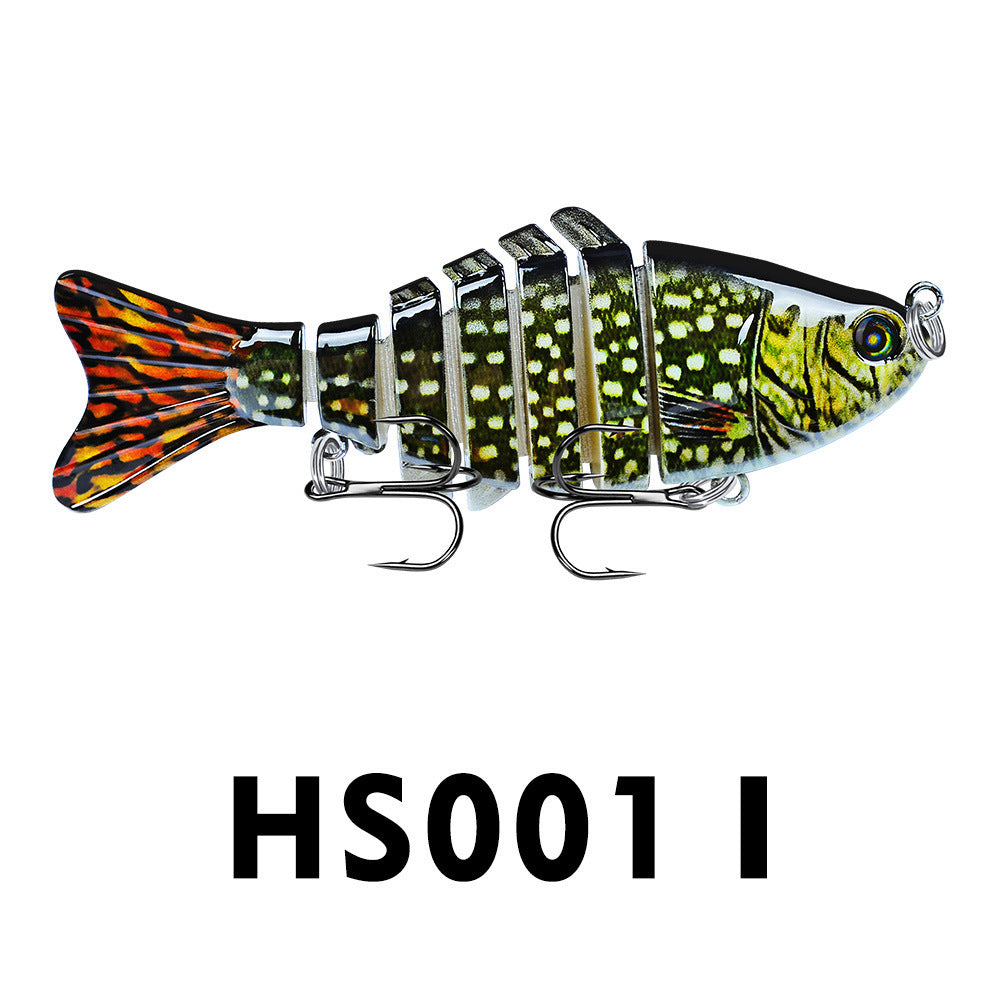 Knotty Fish Lure Hard Plastic Jointed  Glide Bait Fishing Lure Length 100mm/3.93 inches Weight 15.5 g/.54oz