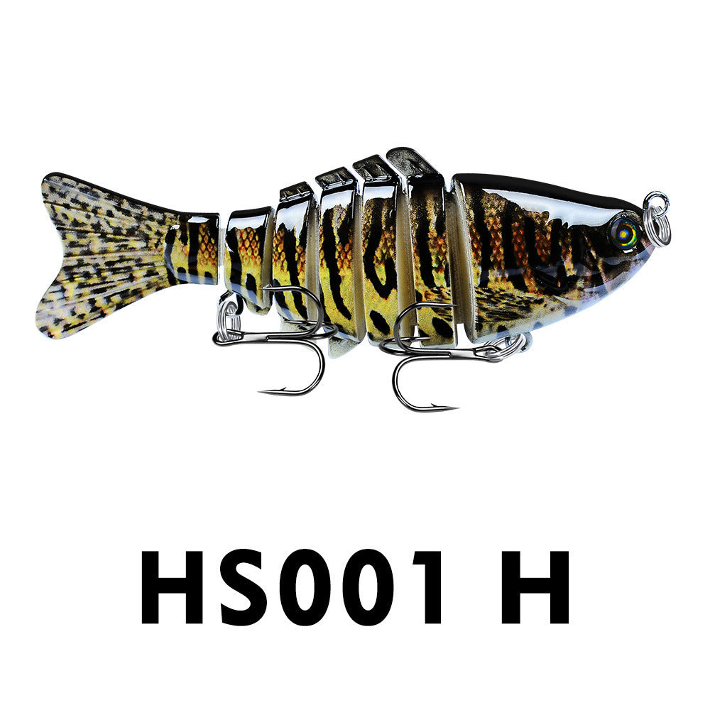 Knotty Fish Lure Hard Plastic Jointed  Glide Bait Fishing Lure Length 100mm/3.93 inches Weight 15.5 g/.54oz
