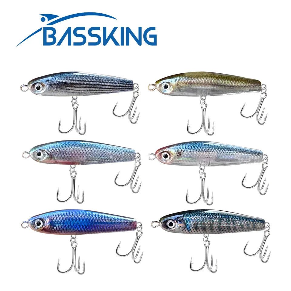 BASSKING 40mm 3.3g Sinking Pencil Bait Fishing Lure Artificial Hard Bait Bass