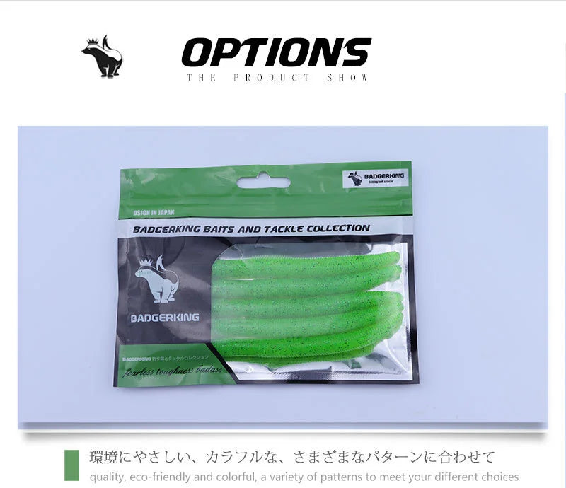 14cm 11g  Senko Worm Fishing Lure For Neko Rig Wacky Rig  Soft Silicone Gemany Material Tough Soft Plastic Swim Bait
