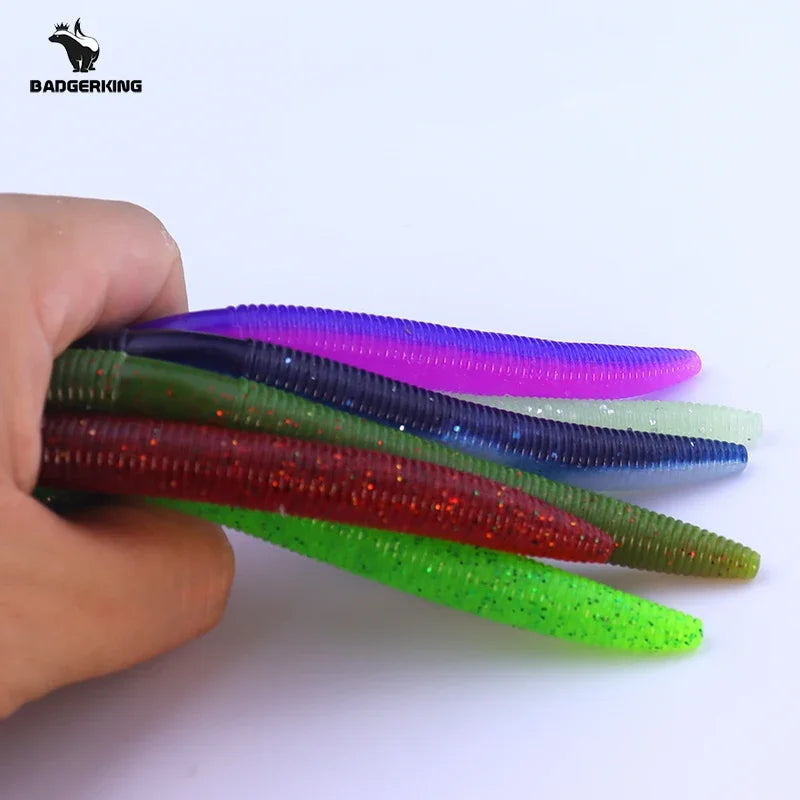 14cm 11g  Senko Worm Fishing Lure For Neko Rig Wacky Rig  Soft Silicone Gemany Material Tough Soft Plastic Swim Bait