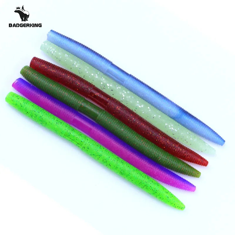 14cm 11g  Senko Worm Fishing Lure For Neko Rig Wacky Rig  Soft Silicone Gemany Material Tough Soft Plastic Swim Bait
