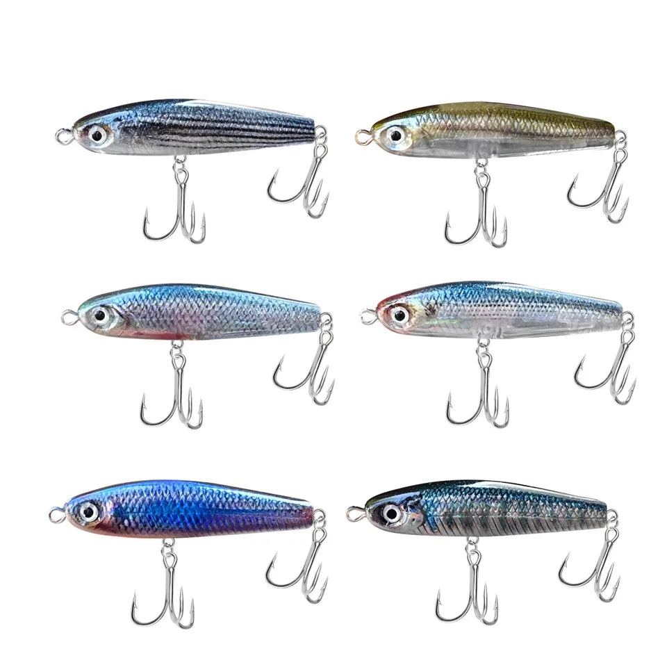 BASSKING 40mm 3.3g Sinking Pencil Bait Fishing Lure Artificial Hard Bait Bass