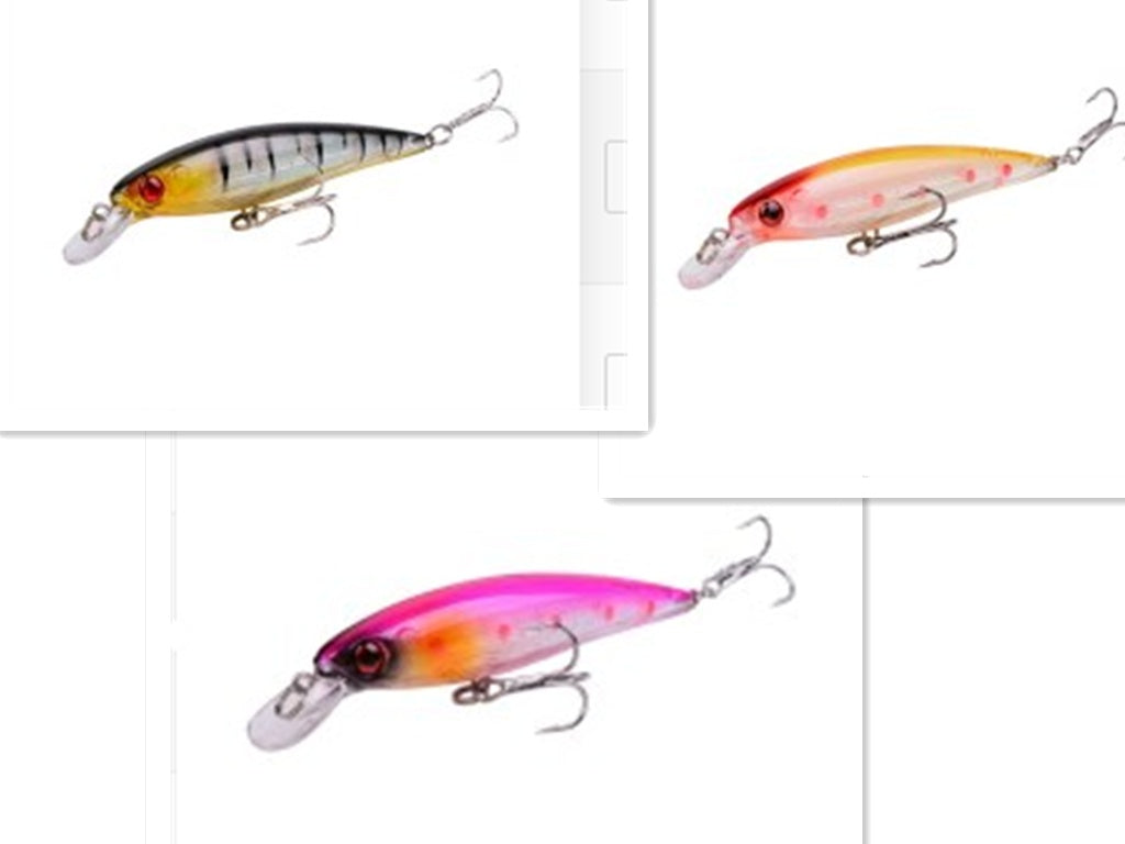 Mi Ruo Qiaokou Classic slow sinking jerkbait for Bass Fishing Weight 13.8g/.45 oz Length 4.3 inches