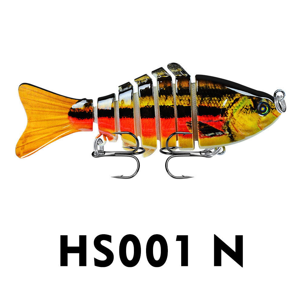 Knotty Fish Lure Hard Plastic Jointed  Glide Bait Fishing Lure Length 100mm/3.93 inches Weight 15.5 g/.54oz
