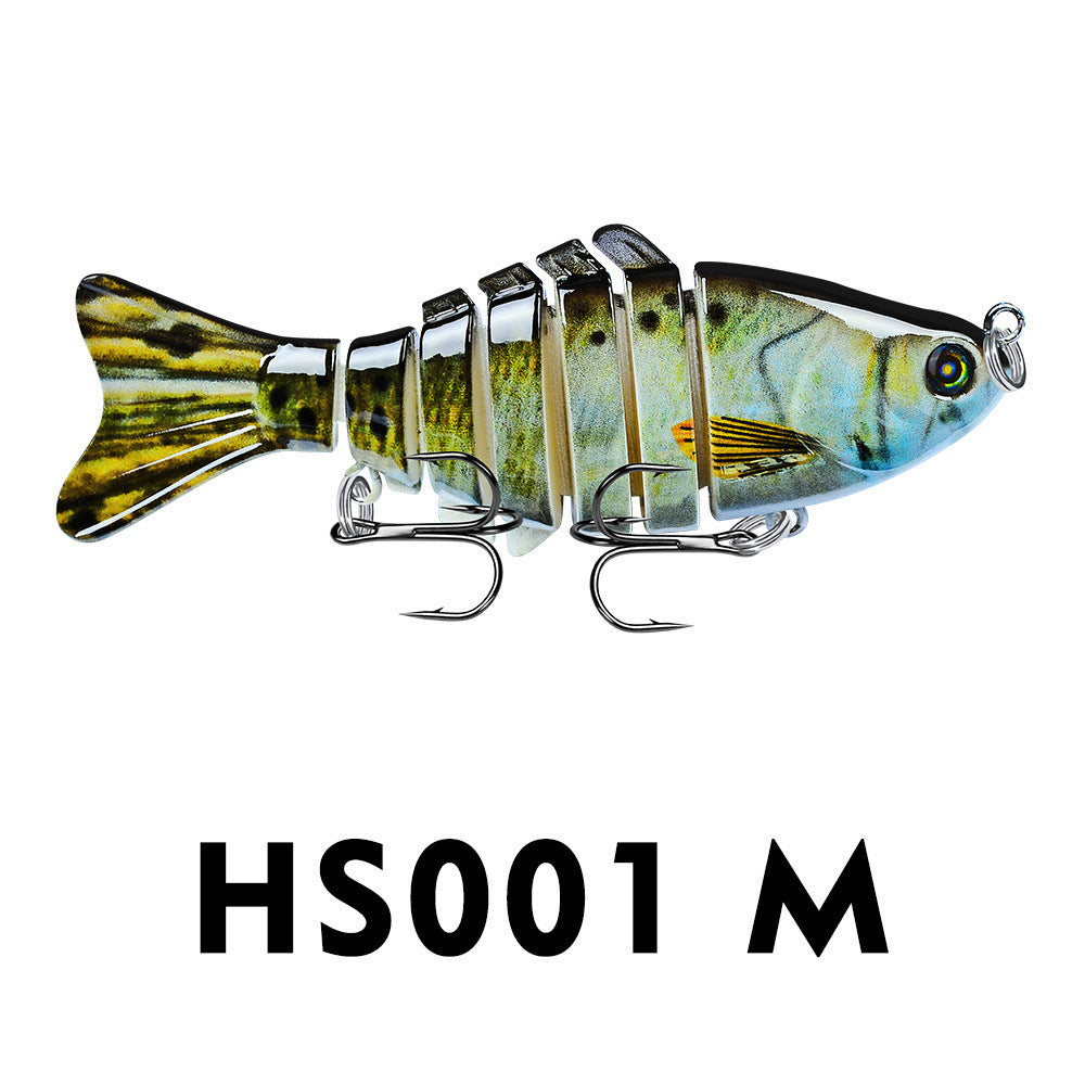 Knotty Fish Lure Hard Plastic Jointed  Glide Bait Fishing Lure Length 100mm/3.93 inches Weight 15.5 g/.54oz