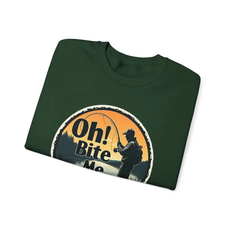 Ocean State Styles Sweatshirt Oh Bite Me Fishing Crewneck